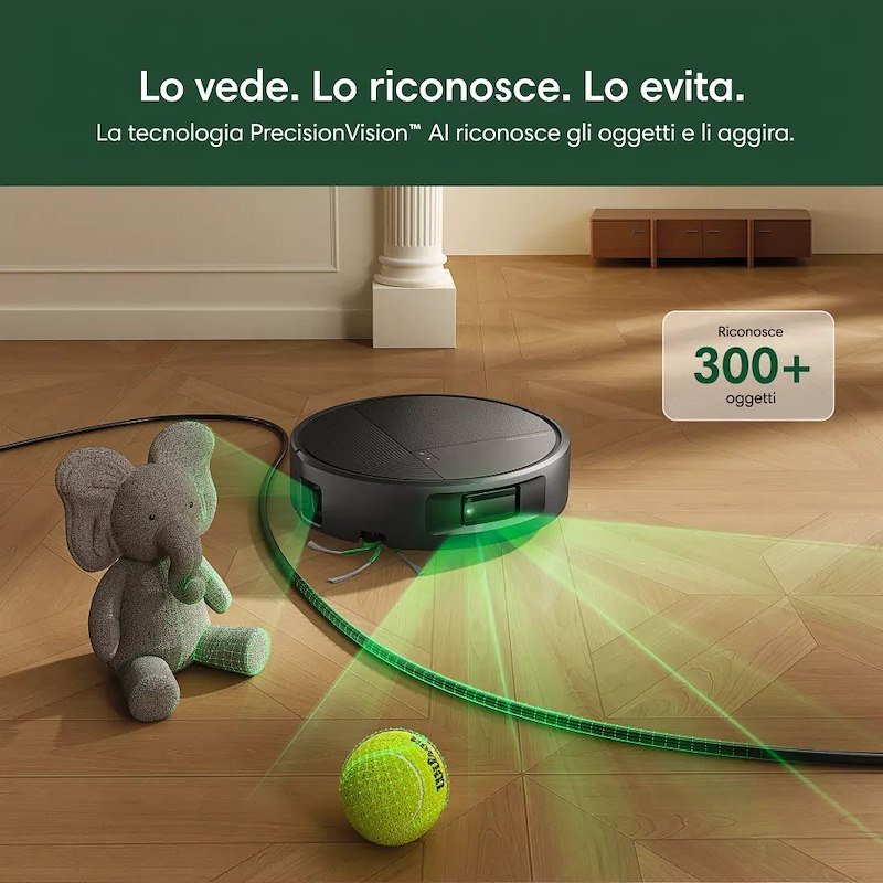 Irobot Robot 2 in 1 lava e aspira Roomba Plus 675 Combo + AutoWash Dock Black