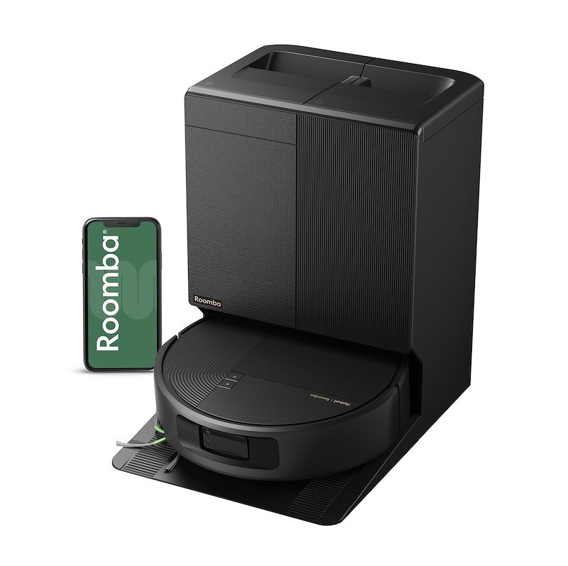 Irobot Robot 2 in 1 lava e aspira Roomba Plus 675 Combo + AutoWash Dock Black