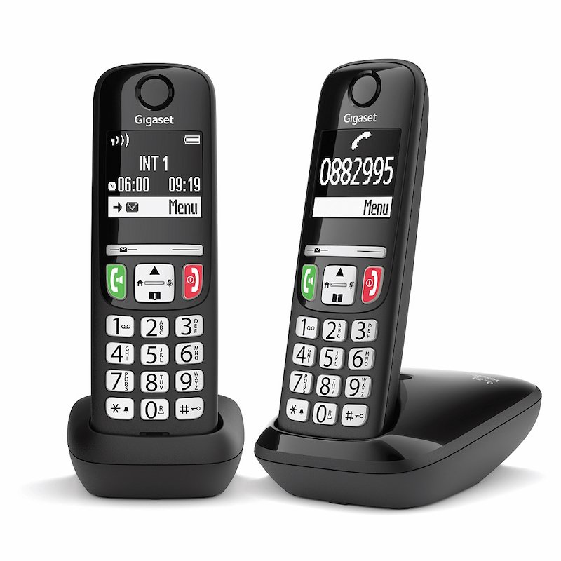Gigaset Telefono Cordless E 270 DECT Nero