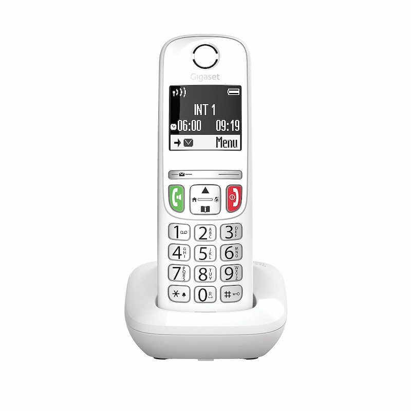 Gigaset Telefono Cordless E 270 DECT Bianco