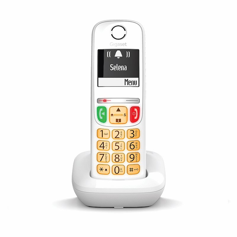 Gigaset Telefono Cordless E 270 DECT Bianco