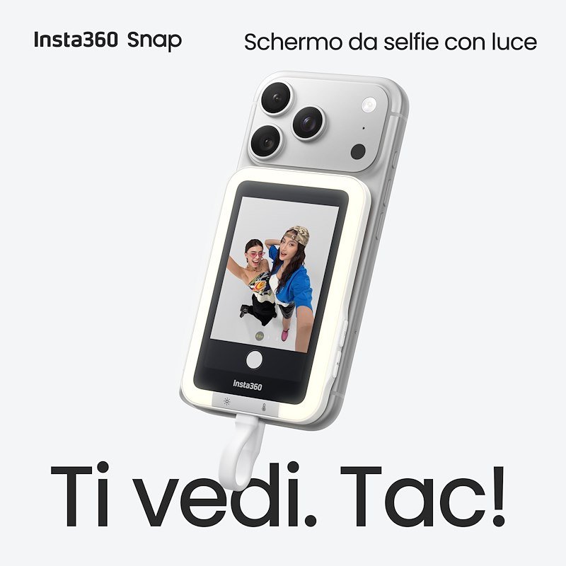 Insta360 Action camera Snap Selfie Screen