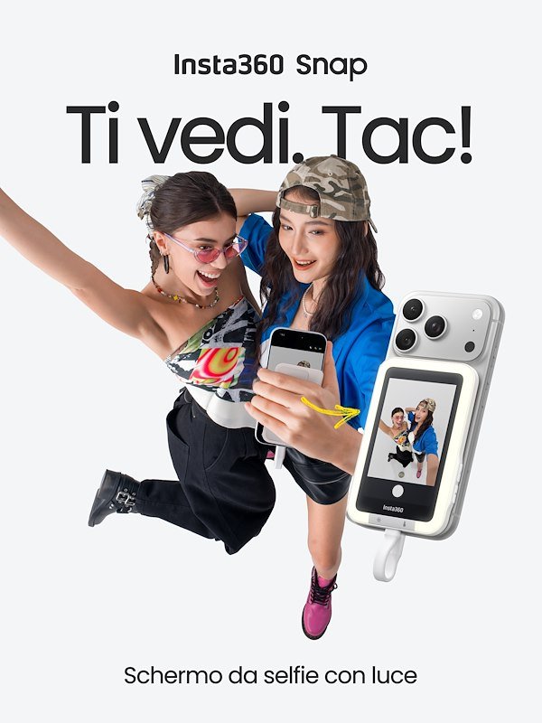 Insta360 Action camera Snap Selfie Screen