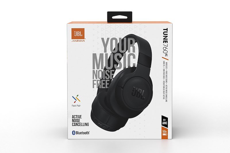Jbl Cuffie wireless TUNE 760NC BLACK