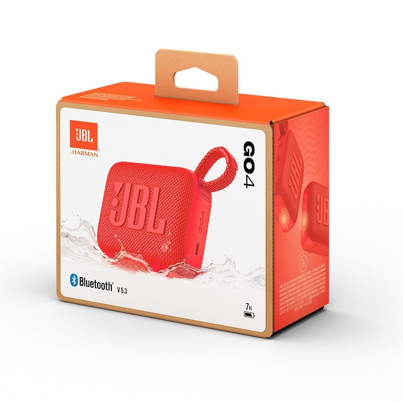Jbl Speaker Bluetooth GO 4 Jblgo4red Rosso