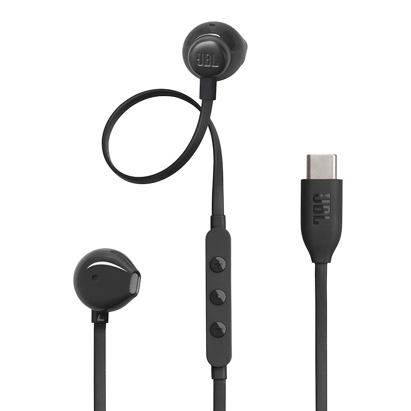 Jbl Auricolari con Filo Tune 305C USB-C Jblt305cblk Nero