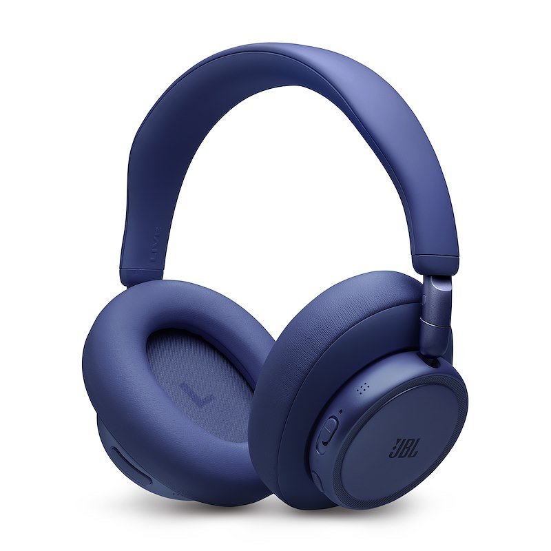 Jbl Cuffie circumaurali wireless con cancellazione del rumore LIVE 780NC blu