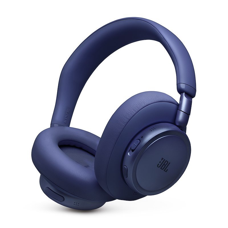 Jbl Cuffie circumaurali wireless con cancellazione del rumore LIVE 780NC blu