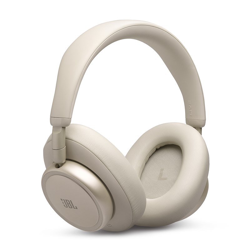 Jbl Cuffie circumaurali wireless con cancellazione del rumore LIVE 780NC Champagne