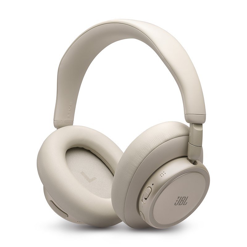 Jbl Cuffie circumaurali wireless con cancellazione del rumore LIVE 780NC Champagne