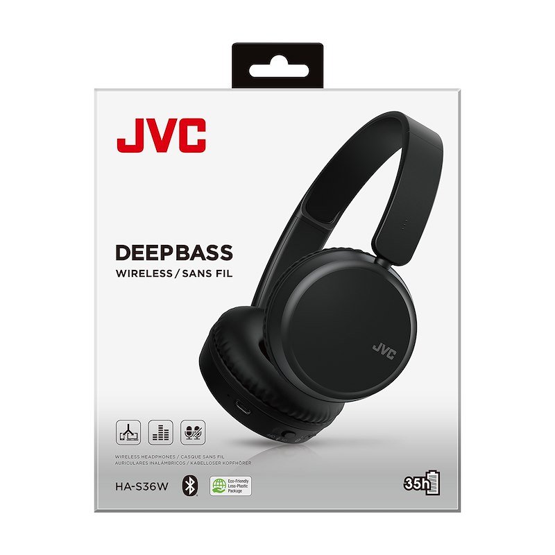 Jvc Cuffie Wireless  Has36wbu Nero