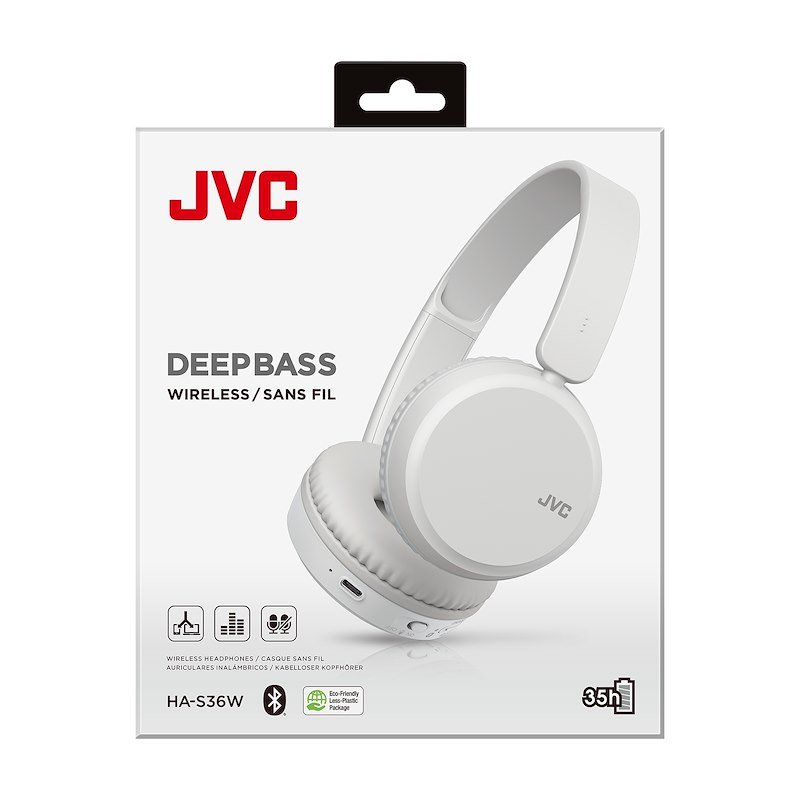 Jvc Cuffie Wireless Has36wwu Bianco