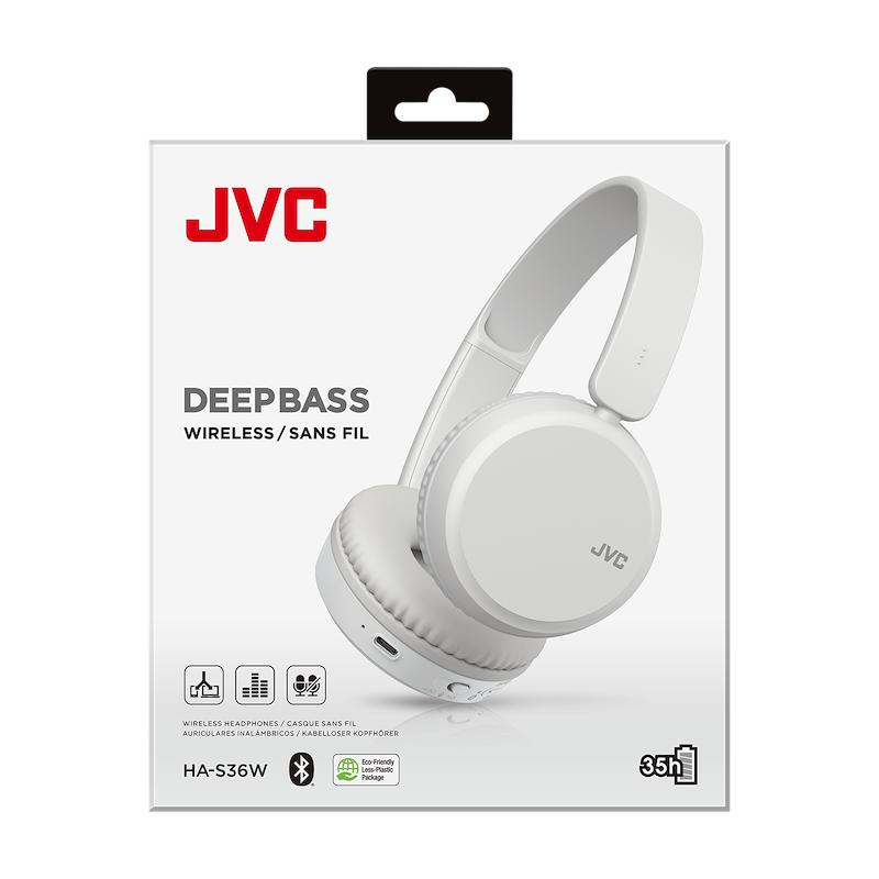 Jvc Cuffie Wireless Has36wwu Bianco