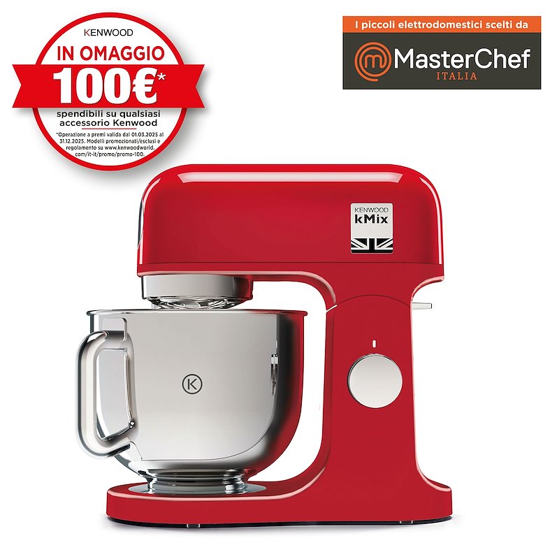 Kenwood Impastatrice KMX750AR Rossa