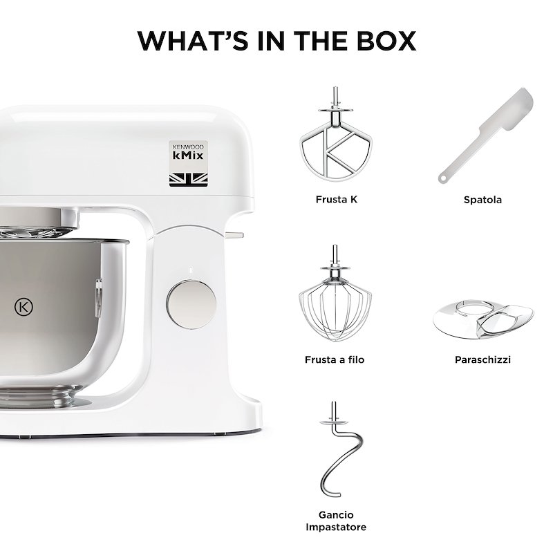 Kenwood Impastatrice Kmx750aw Bianco