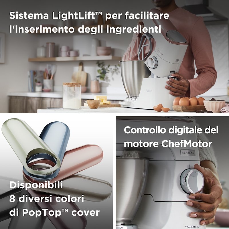 Kenwood Impastatrice Kvl65.001wh Bianco
