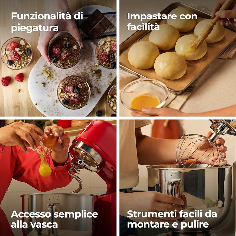 Kenwood Robot Planetaria Kmx751ard Rosso