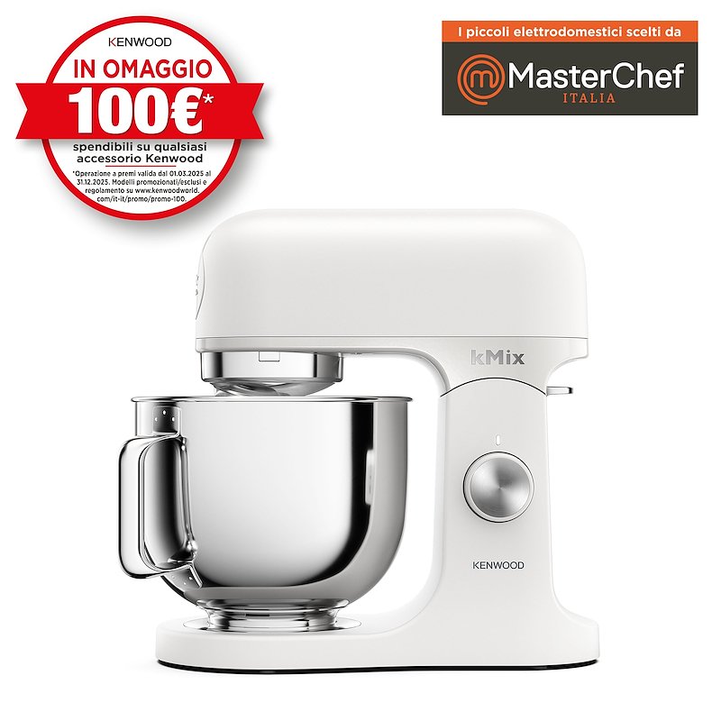 Kenwood Robot Planetaria Kmx751awh Bianco