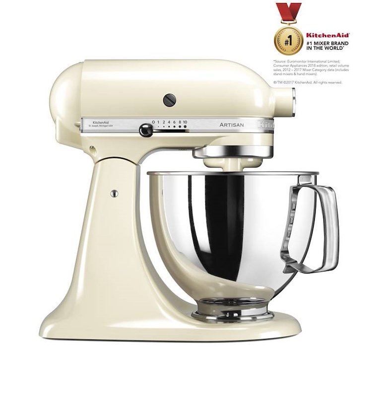 KitchenAid Impastatrice Planetaria 4,7L Artisan 5ksm125eac Crema