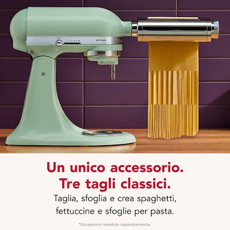 Kitchenaid Accessorio per la pasta in metallo 3 in 1 5ksm3mpa