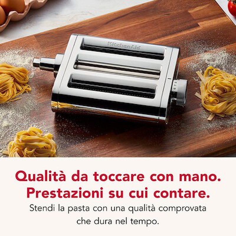 Kitchenaid Accessorio per la pasta in metallo 3 in 1 5ksm3mpa