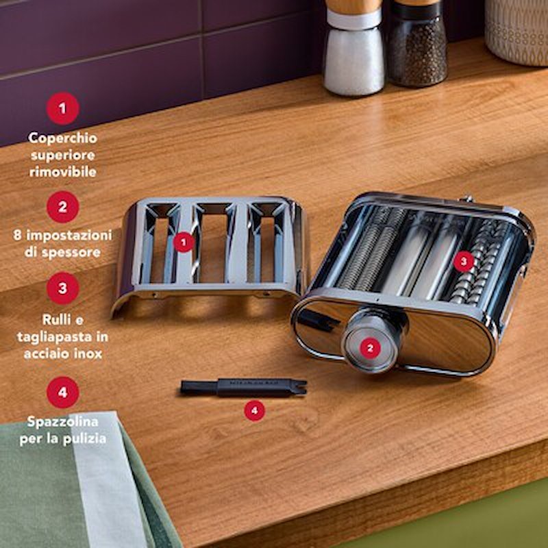 Kitchenaid Accessorio per la pasta in metallo 3 in 1 5ksm3mpa