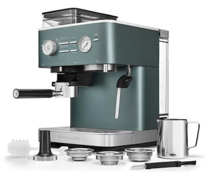 Kitchenaid macchina per caffè espresso semi-automatica con macinacaffè 5kes6551ejp JUNIPER