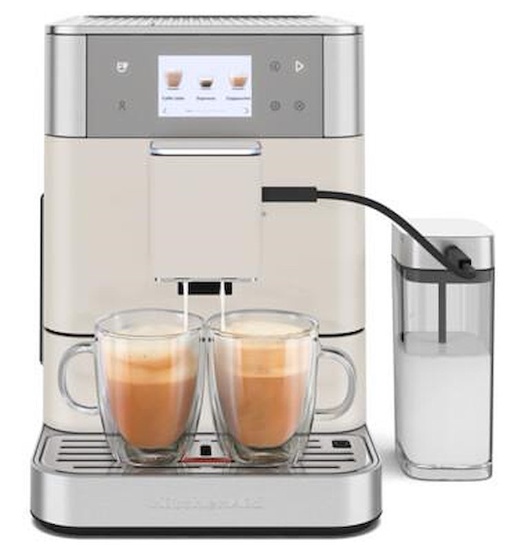 Kitchenaid Macchina per caffè espresso automatica 5kes8557epl bianco porcellana