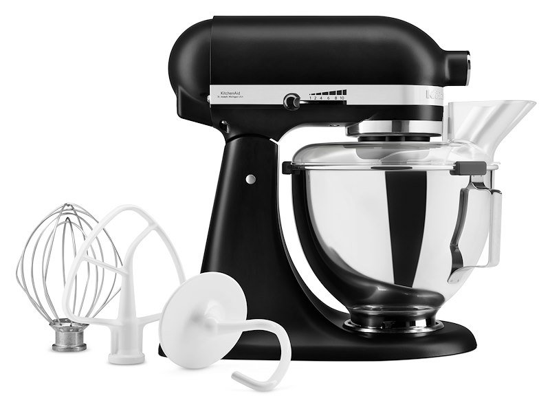KitchenAid Impastatrice Planetaria 4,3L Artisan 5ksm95psebm Nero Matt