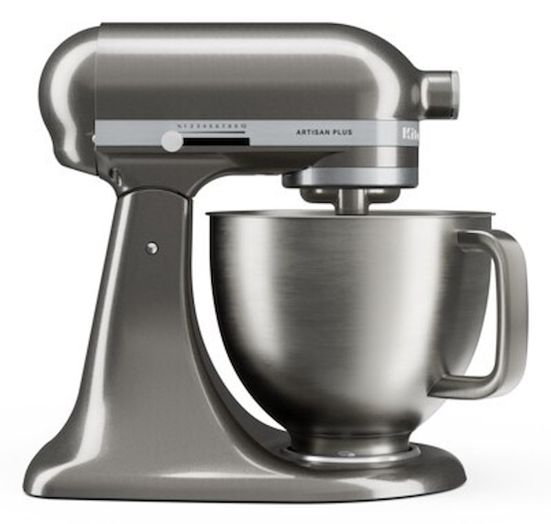 KitchenAid Impastatrice Planetaria 4,7L Artisan Plus 5ksm50pkvems Argento Medaglia