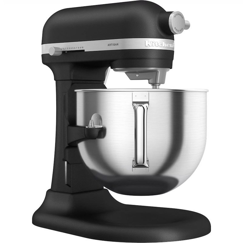 KitchenAid Impastatrice Planetaria 6,6L Artisan 5ksm70shxebk Nero Ghisa