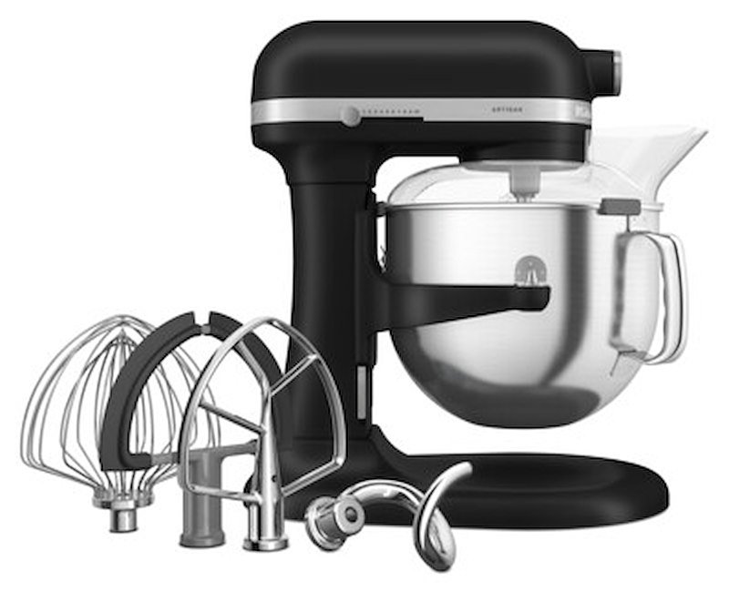 KitchenAid Impastatrice Planetaria 6,6L Artisan 5ksm70shxebm Nero Opaco