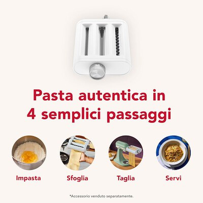 KitchenAid Accessorio Pasta 3 in 1 Rivestito in Plastica 5KSM3PPA
