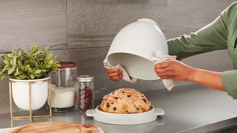 KitchenAid Ciotola in Ceramica per pane artigianale 4,8L Bianca
