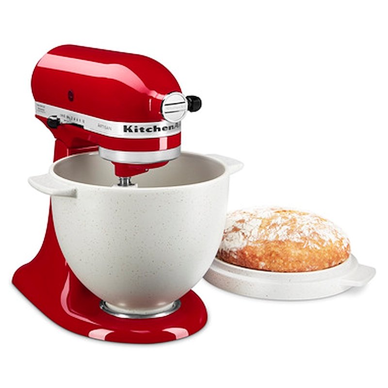 KitchenAid Ciotola in Ceramica per pane artigianale 4,8L Bianca