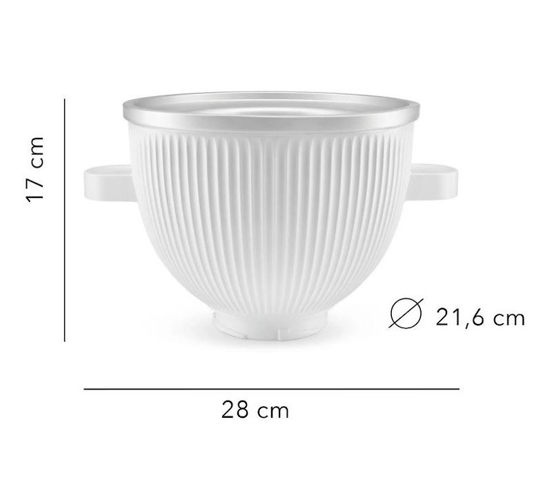 KitchenAid Gelatiera per Impastatrice 4,7L 5ksmcm Bianco
