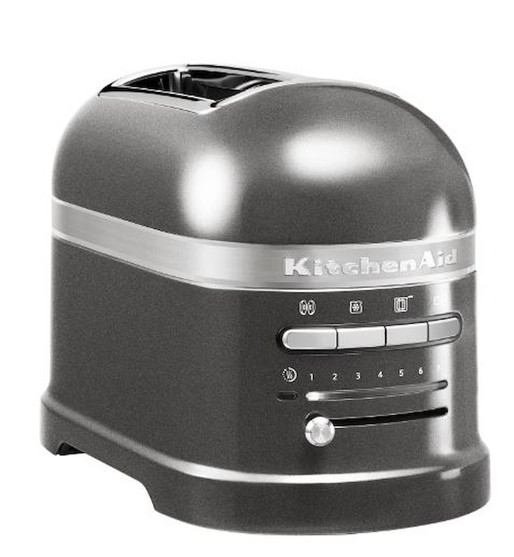 KitchenAid Tostapane 2 Scomparti 5kmt2204ems argento medaglia