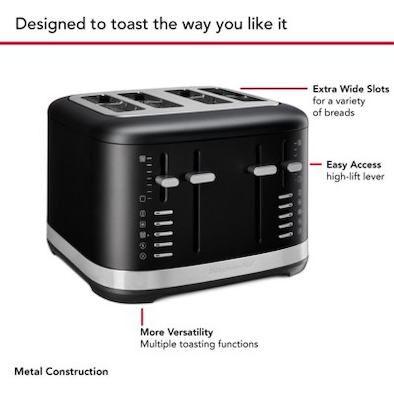 Kitchenaid Tostapane 5kmt4109ebm Black matt