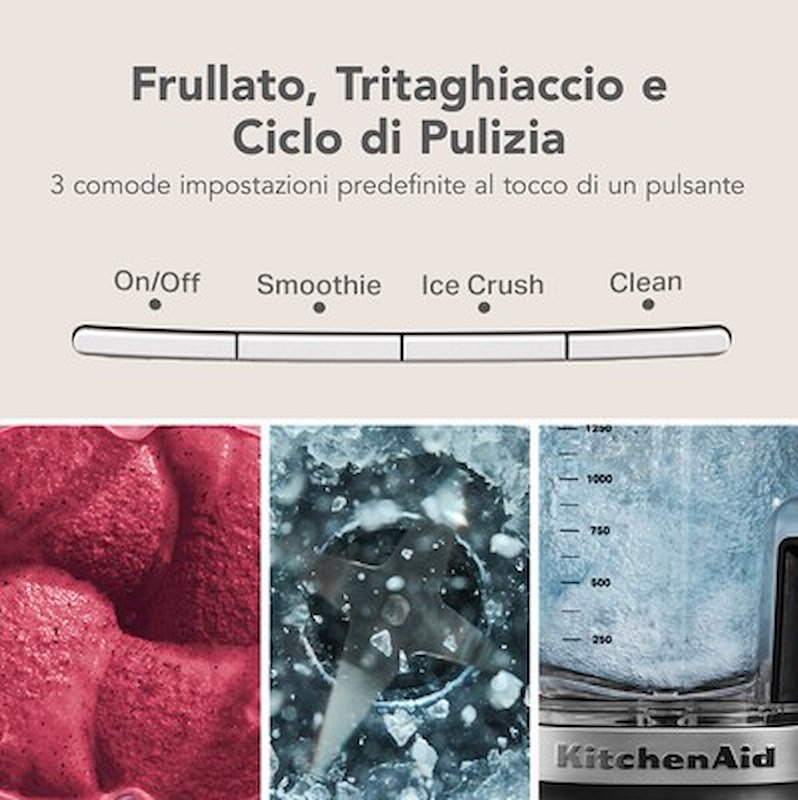 KitchenAid Frullatore Pure Power 5KSB2073 black matt