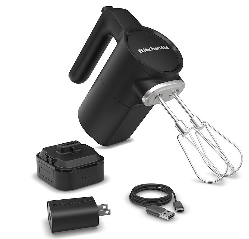 KitchenAid Sbattitore Senza Fili 5KHMR762BM Nero Matt