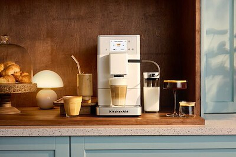 Kitchenaid Macchina del caffè automatica KF3 White Percelain