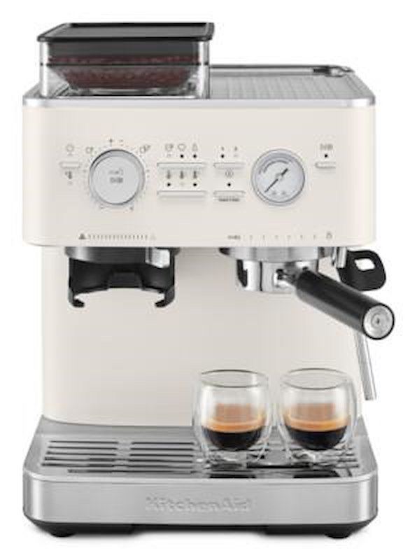 Kitchenaid Macchina del caffè semi-automatica Bianco Porcellana