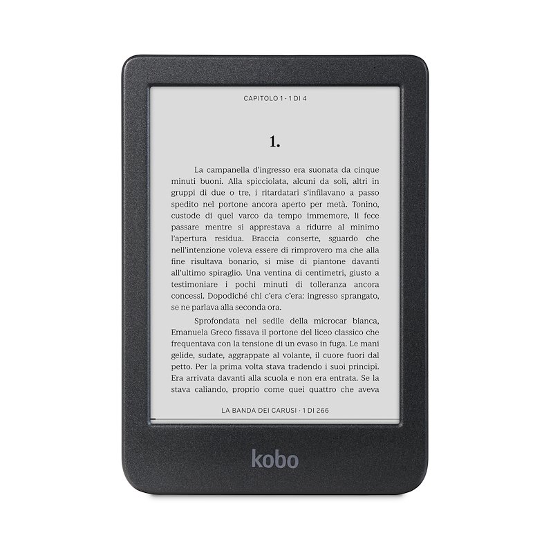 Custodia In Ecopelle PU Igadgitz Per Kobo Touch 2, Glo HD, Aura E Aura Edition 2 – Nera
