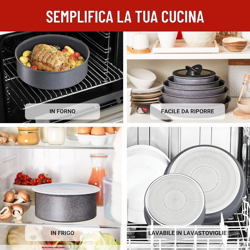 Lagostina Casseruola fonda Ingenio Mineralis GREEN 20CM