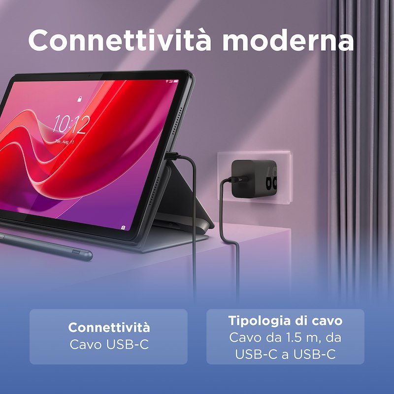 Lenovo Caricabatterie AC per tablet ZG38C05739 Nero