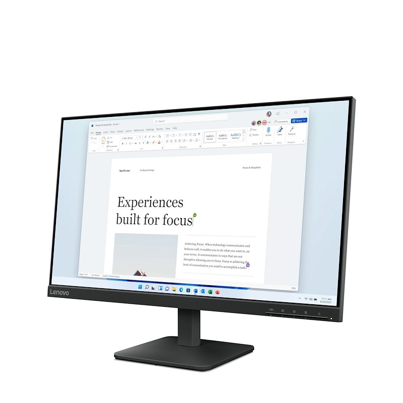 Lenovo Monitor L24-4e C1i5 Raven Black