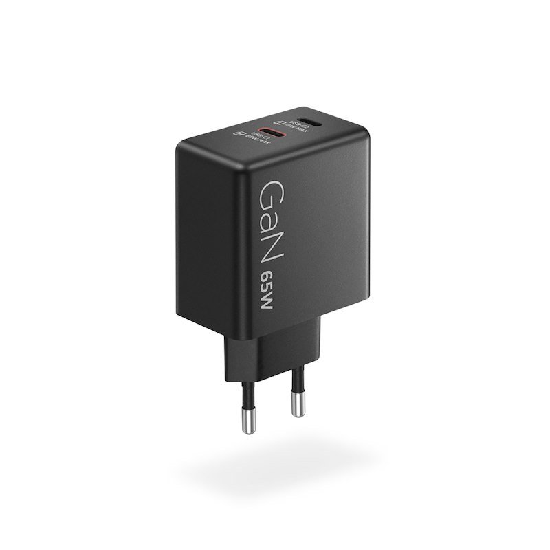 Lenovo Caricabatterie Dual USB-C 65W GaNG0a6065beu