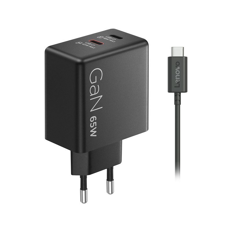 Lenovo Caricabatterie Dual USB-C 65W GaNG0a6065beu