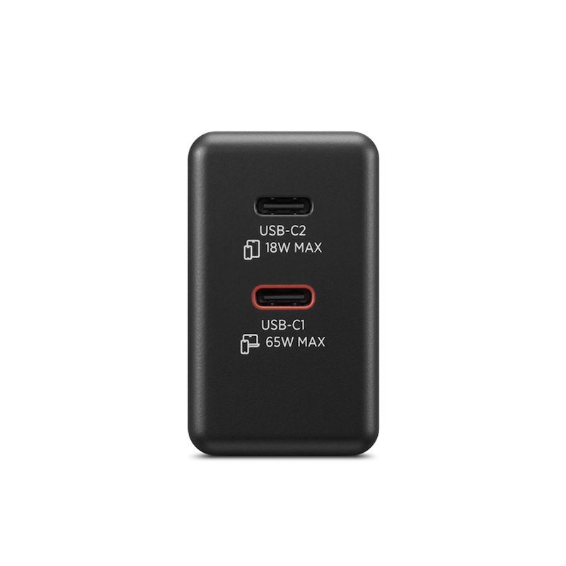 Lenovo Caricabatterie Dual USB-C 65W GaNG0a6065beu