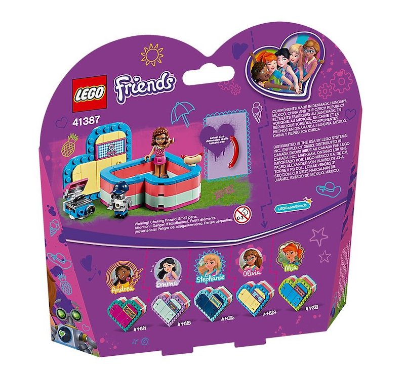Lego® Scatola del Cuore dell’Estate di Olivia 41387